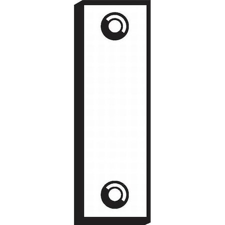 Don-Jo 1-15/16" x 2-1/4" Filler Plate for Flush Bolt Strike FB225PC